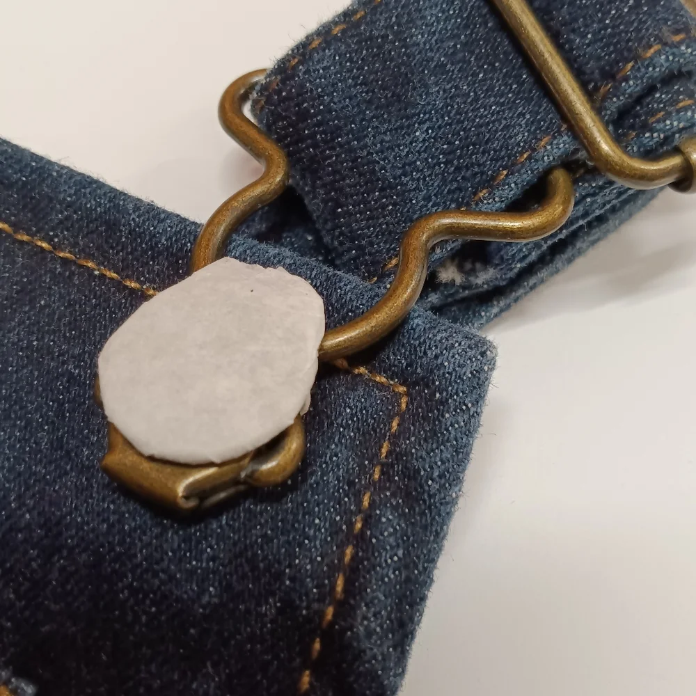 NWT Hannah Anderson Denim Jumper/Overall Dress